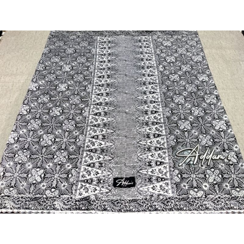 Sarung Batik Cap Warna Putih Katun Premium Batik Pekalongan Asli // Sarung Batik Addams // Sarung Ba