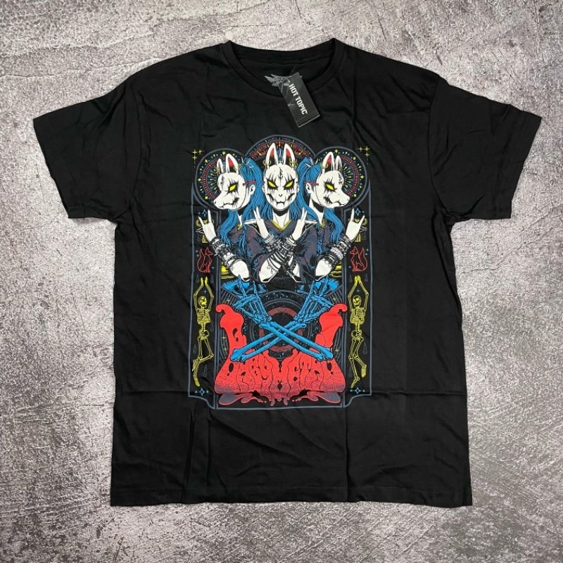 Kaos band Official Babymetal Baby metal - Fox Mask Devil Horn Original t-Shirt