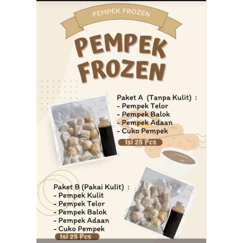 

Pempek Palembang Frozen / Pempek Jambi (25pcs)