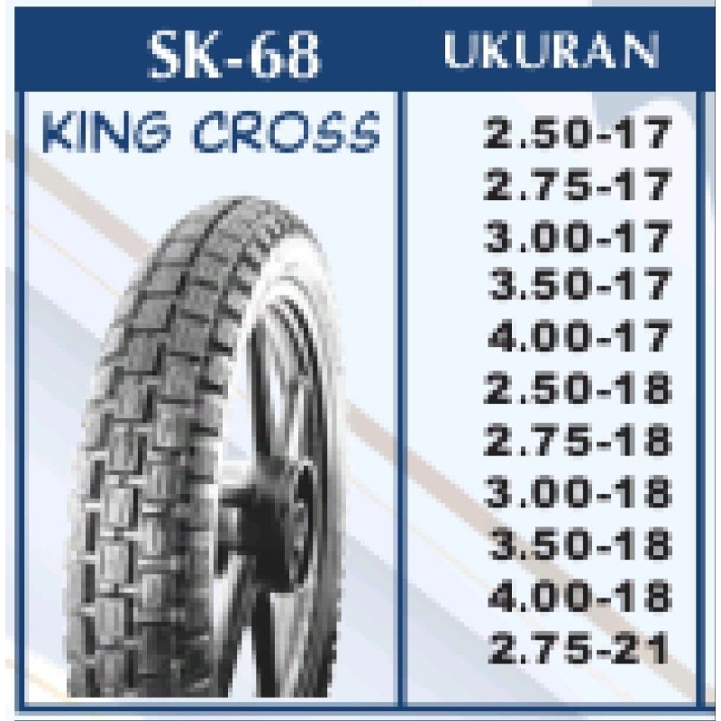 ban trail primaax  king cross segala ukuran SK 68
