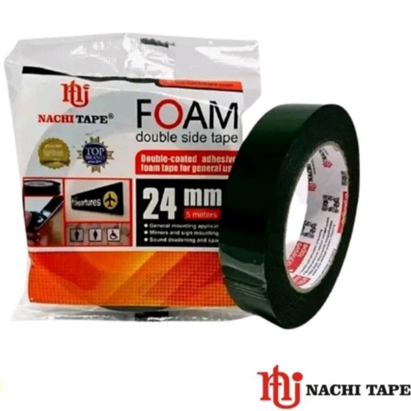 

Nachi Stationery Tape / Solasi FOAM Double Side Tape 24 mm x 5 m