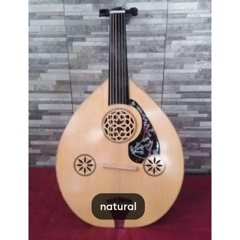 gitar gambus akustik elektrik siap pentas