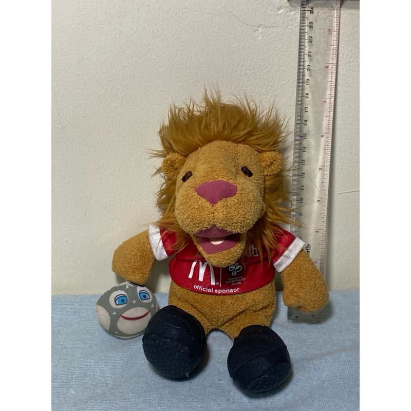 Boneka Mascot World Cup 2006 Germany GOLEO MERAH