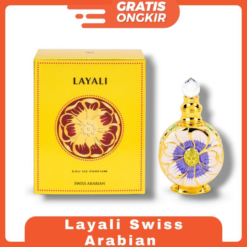 PARFUM LAYALI SWISS ARABIAN EDP 50ML PARFUM SAUDI ORIGINAL