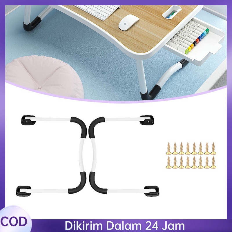 2pcs Kaki Meja Belajar Anak Lipat Kaki Meja Adjustable Kaki Meja Kaki Meja Belajar Kaki Meja Lipat P