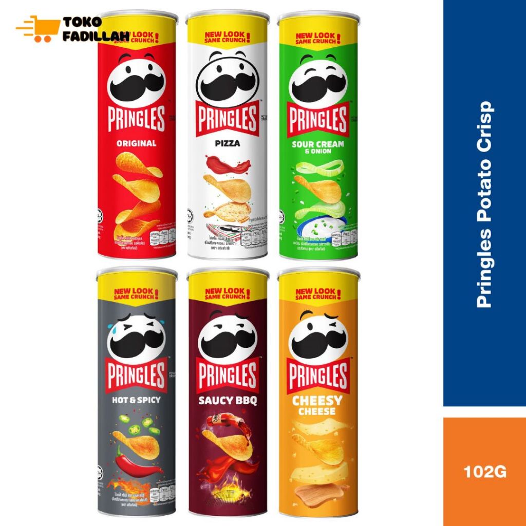 

PRINGLES Keripik Kentang 102 gr [Kemasan Besar] - Semua Varian