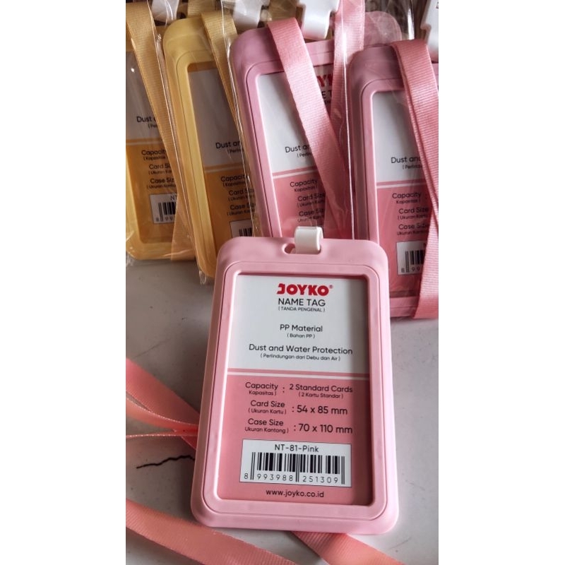 

Name tag/Tanda penggenal joyko