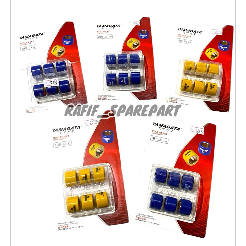 ROLLER VARIO 150 125 ESP PCX ADV BEAT GENIO SCOOPY 2021 RACING YAMAGATA 9 GRAM 8GRAM 14GRAM 11 GRAM 