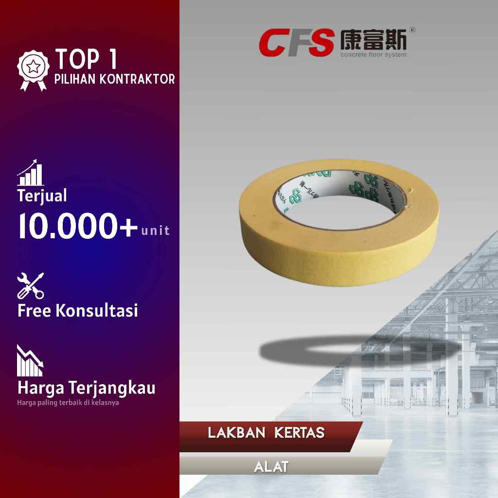 

MASKING TAPE||KERTAS BERTEKSTUR PUTIH||LAKBAN KERTAS 2CM*50M*135/GULUNGAN