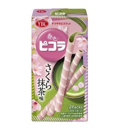 

READY STOCK SIAP KIRIM YBC Sakura Matcha Wafer Roll LIMITED EDITION JAPAN