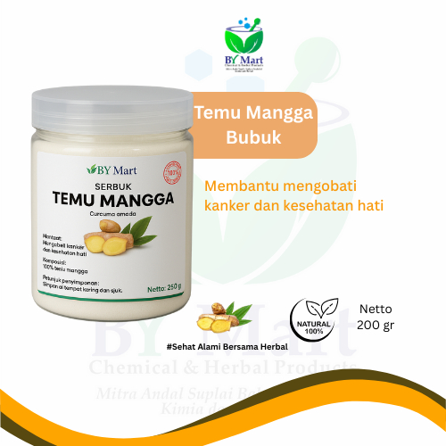 

BY KIMIA & HERBAL - Temu Mangga Bubuk / Kunyit Mangga / Temugiring Bubuk (250gr) (500gr) (1kg) Herbal Alami