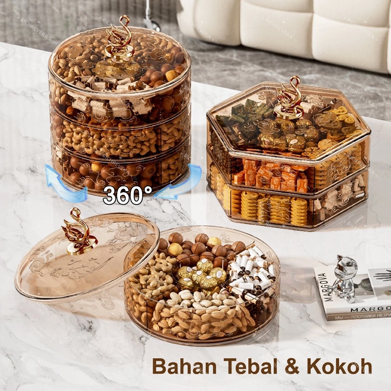 Toples Aesthetic / Candy Box / Kotak Permen / Toples Kue Kering / Tempat Snack Box Kekinian Toples P