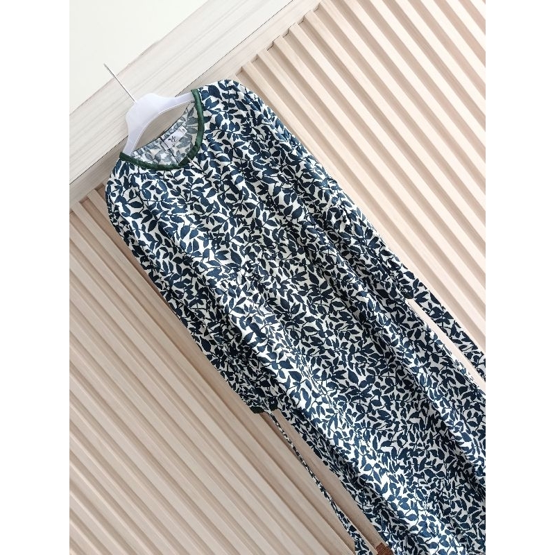 GAMIS ANAK MOTIF DAUN BAHAN RAYON ADEM