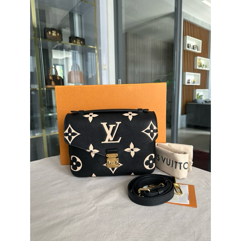 LV Metis Empreinte bicolor black beige 2021