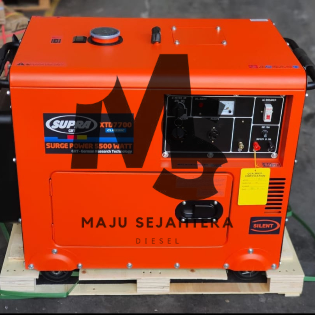 Genset Silent SUPRA 5000 Watt 7000 Watt XTD7700 XTD11000