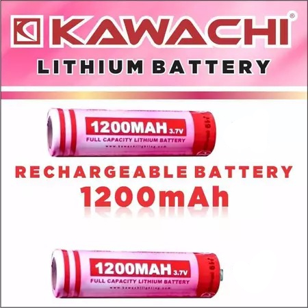 BATERAI LITHIUM 1200 MAH KAWACHI TIMBUL/RATA