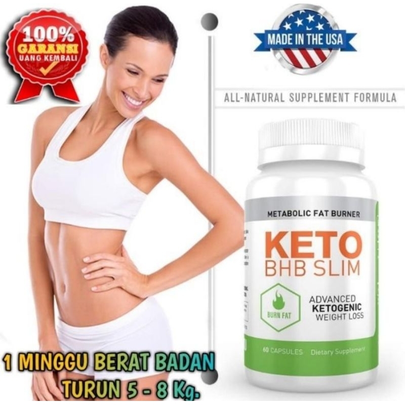 Promo 3 Botol Obat Pelangsing Super Keto BHB Slim Weight Loos