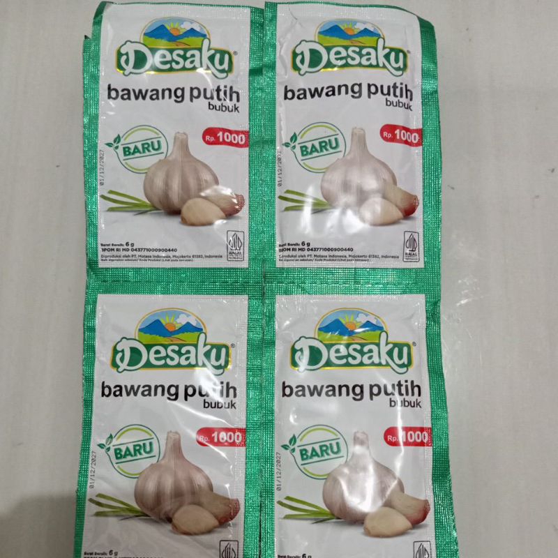 

DESAKU BAWANG PUTIH BUBUK eceran sachet 1'S