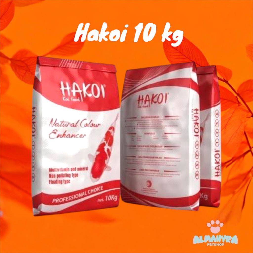 Pakan Koi Pelet Hakoi Pakan Pertumbuhan Ikan Koi Pelet Karung 10Kg