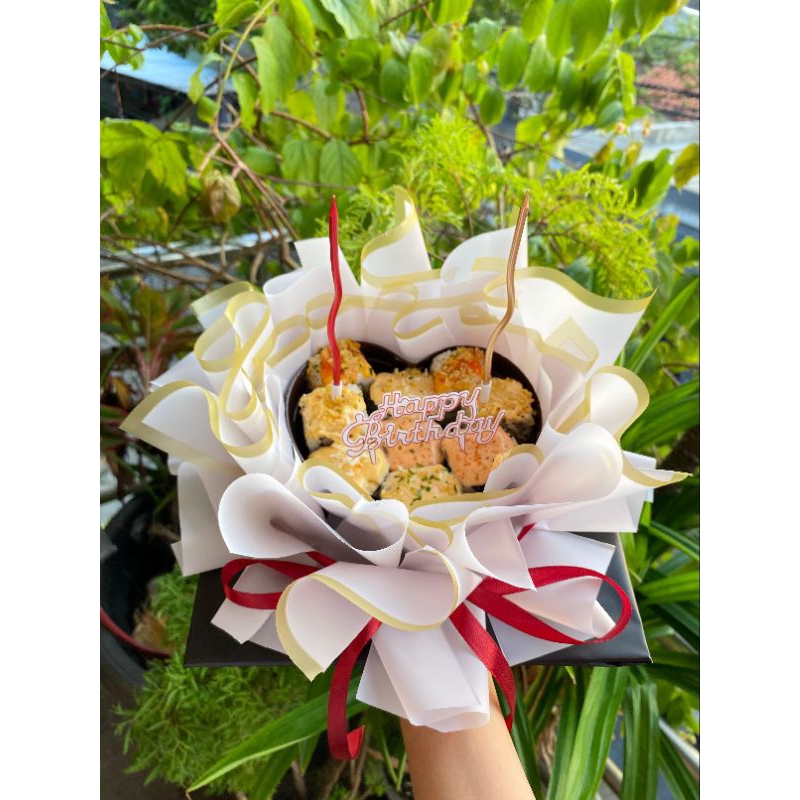 

Buket Sushi Mentai Ulang Tahun