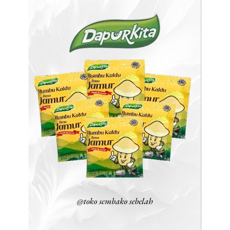 

DapurKita Kaldu Jamur Kemasan 10gr || 1 Renteng Isi 12 Sachet