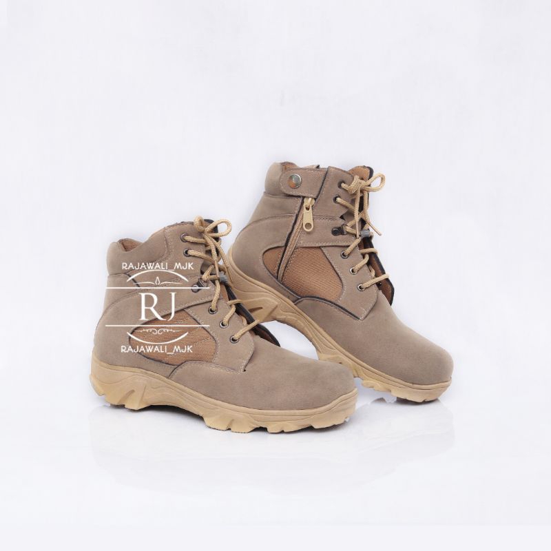Sepatu Boots Safety Tactical delta 5AA Satpol PP TNI pdl Hiking Gunung Pria Original Ujung besi Kerj