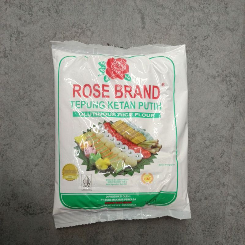 

Tepung ketan putih rose brand 500gr