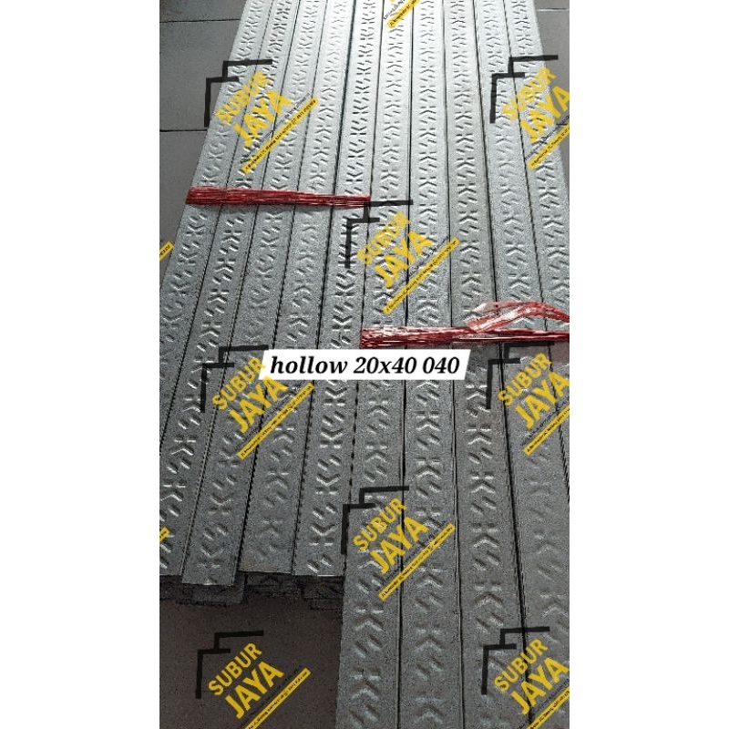 [Hollow] Hollow galvalum tebal 040 asli