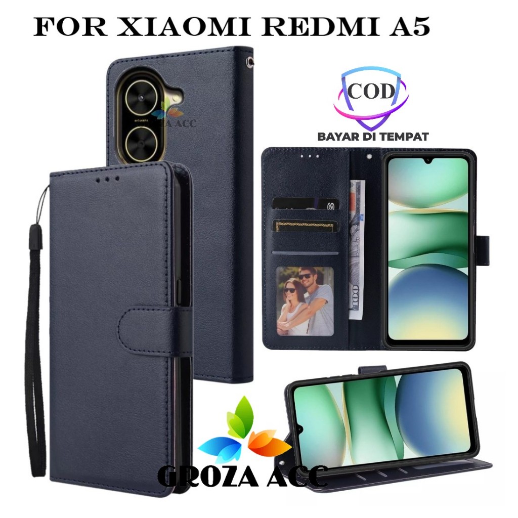 Flip Case xiaomi redmi a5 Case Wallet Kulit Casing Dompet Case Wallet Leather Flip Case xiaomi redmi