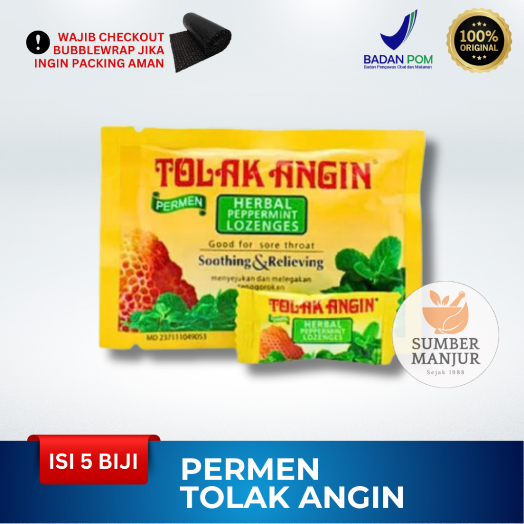 

PERMEN TOLAK ANGIN LOZENGES SACHET