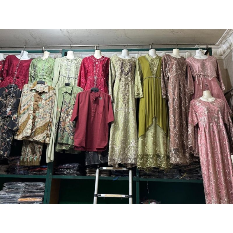baju gamis brokat cantik banget
