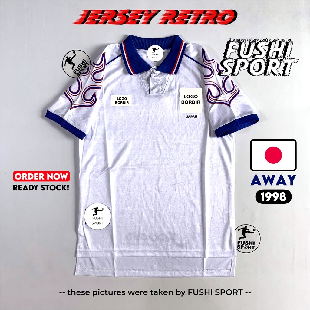 RETRO | Jersey Baju Bola Jepang Away 1998 Piala Dunia