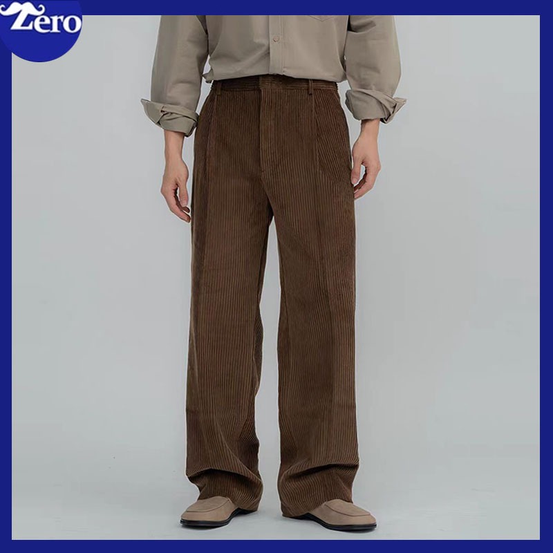 Celana corduroy pria baggy corduroy pants celana korean pria celana casual corduroy pria loose pants