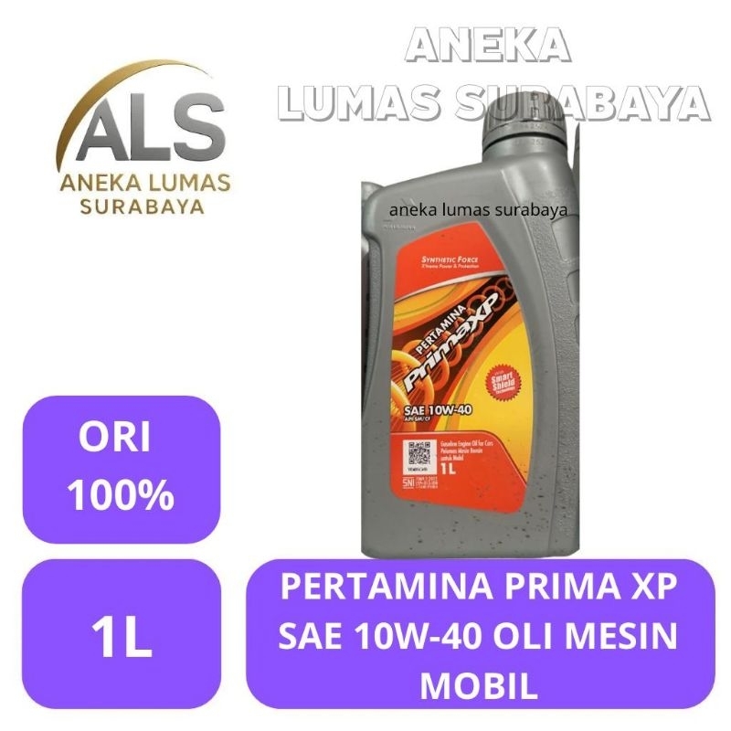 Oli PERTAMINA PRIMA XP SAE 10w-40 1 Liter -OLI MESIN MOBIL-
