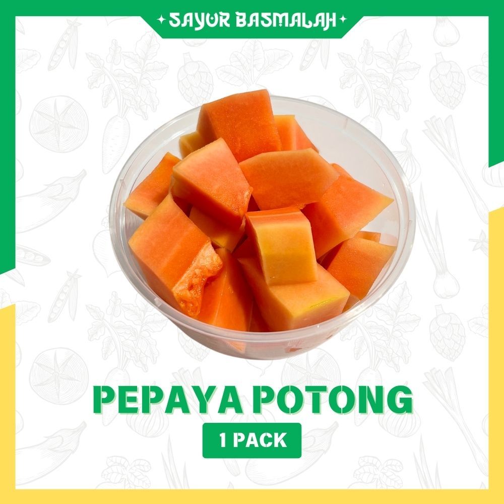 

Pepaya Potong Fresh 1 Pack - Sayur Basmalah