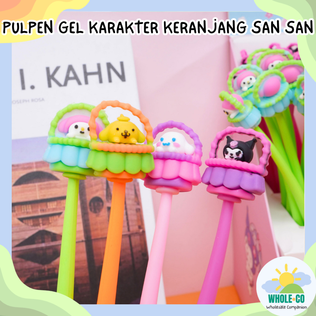 

Pulpen Gel Karakter Keranjang San San Premium Kuro Melo Morroll Purin Lucu Unik Imut Termurah Grosir Cod