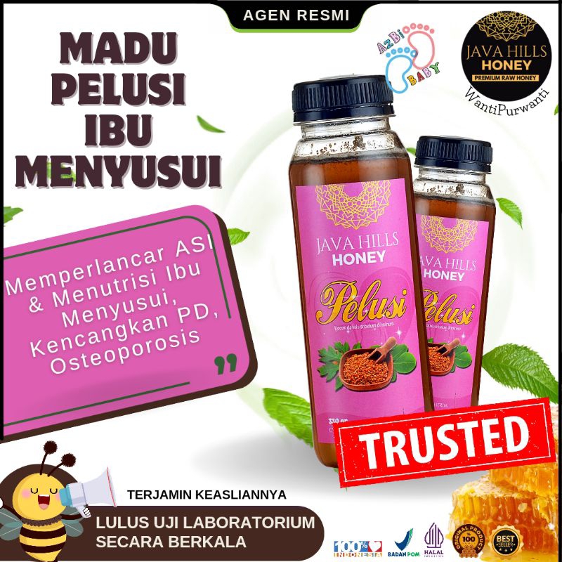 

madu pelancar asi javahills honey asli original dari Java hills honey halal bpom
