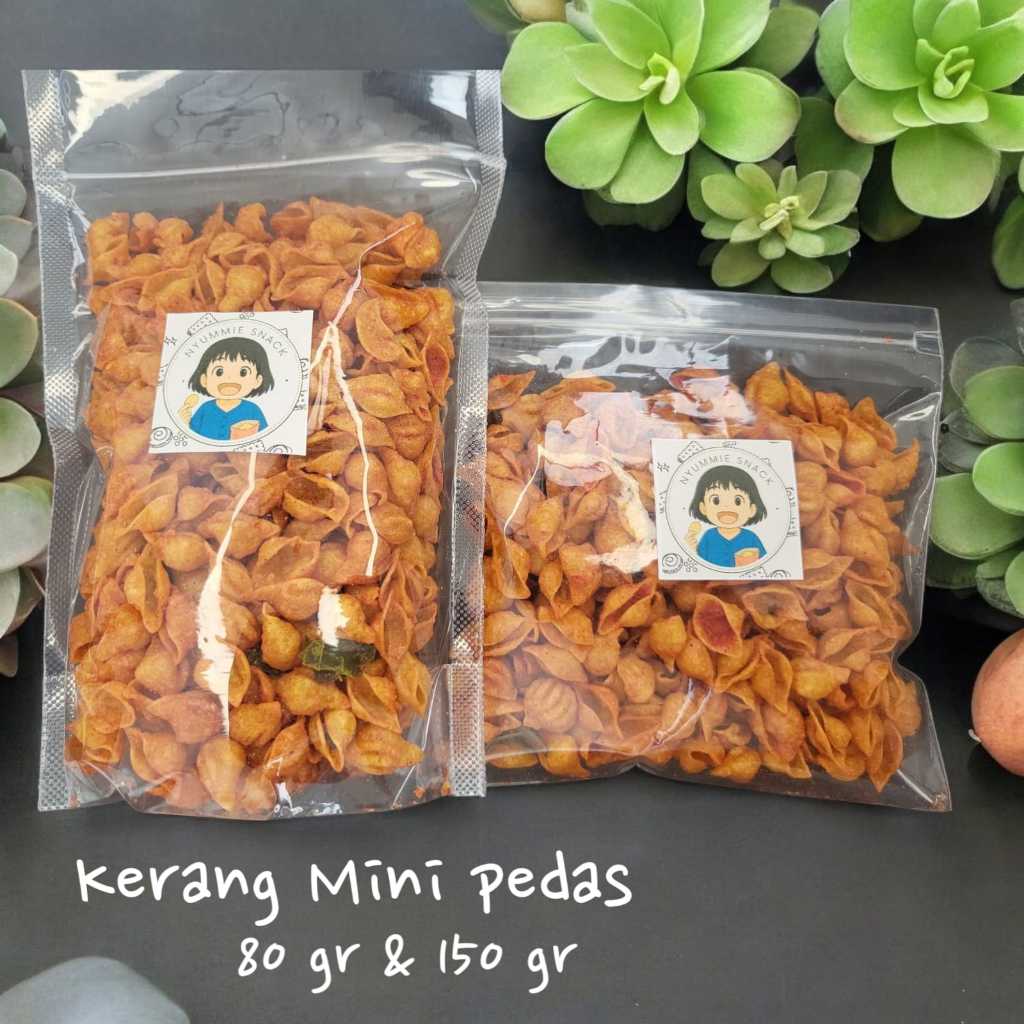 

Kerang Mini Pedas 80 gr & 150 - Nyummie Snack