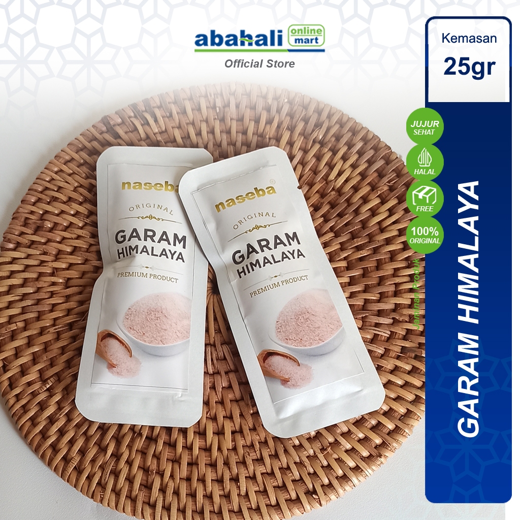 

Naseba Garam Himalaya Premium Product 25gr Kemasan Sachet Praktis dan Siap Konsumsi
