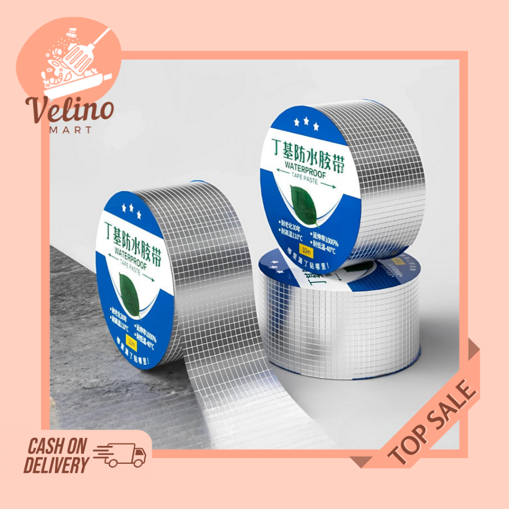 Lakban Alumunium Anti Bocor / Lem Lakban Waterproof / Lakban Penambal Atap Anti Bocor