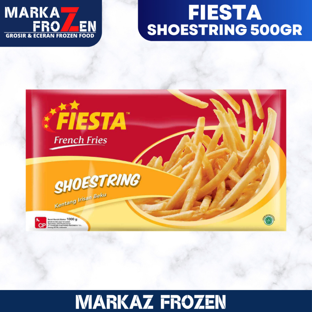 

FIESTA SHOESTRING KENTANG BEKU 500GR