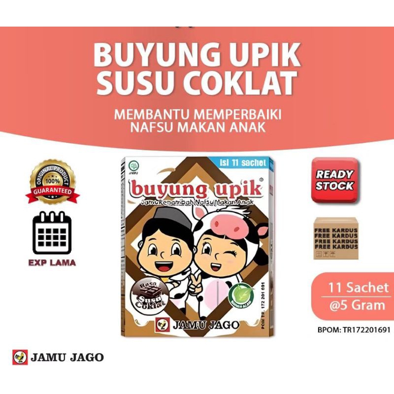 

buyung upik susu coklat isi 11 shaset