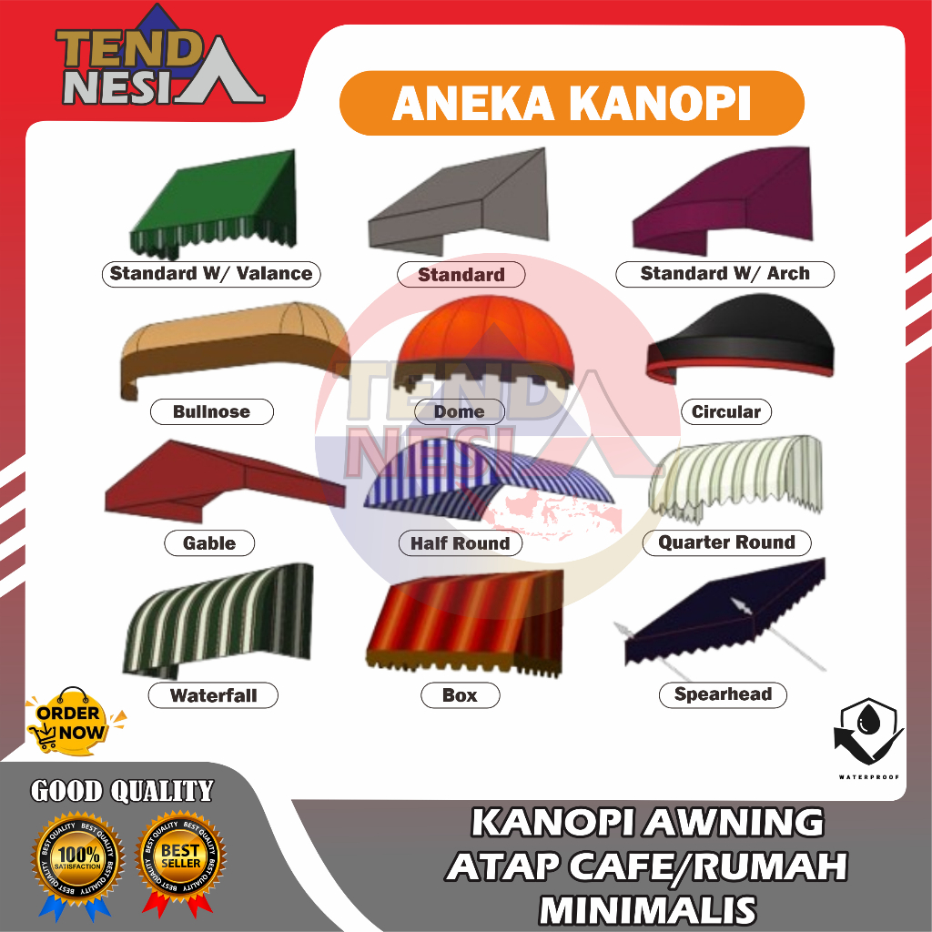 KANOPI AWNING CEFE ATAU ATAP RUMAH MINIMALIS