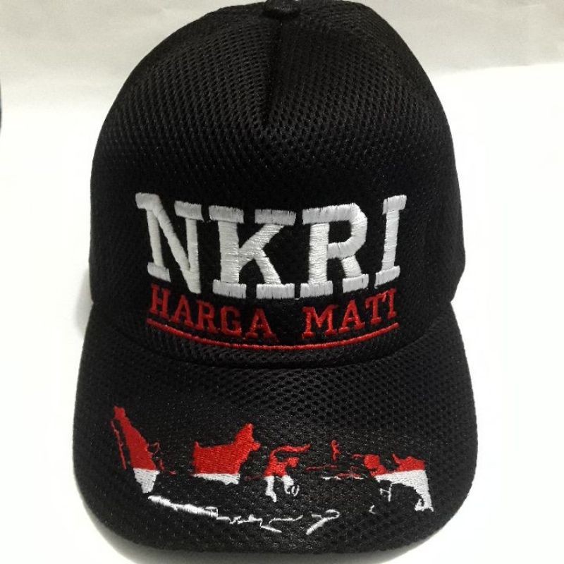 Topi PNS bordir NKRI//Topi jaring//Topi Camat//Topi Kepala Desa