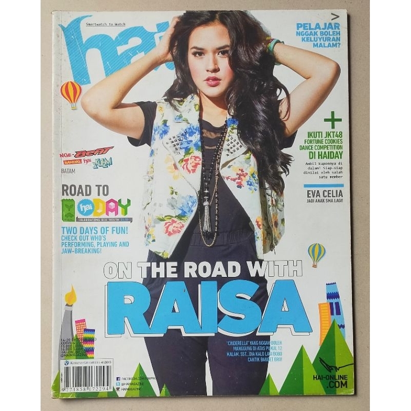 Majalah Hai no.41 / 14 Oktober 2013 : Cover Raisa - Dance Competition JKT48