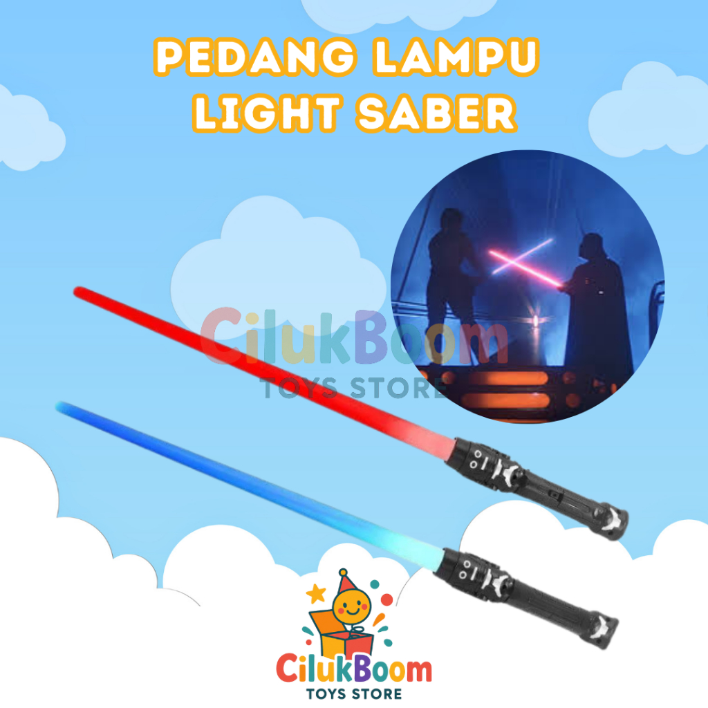 Mainan Pedang Laser Star Wars – Lightsaber LED | pedang cosplay starwars