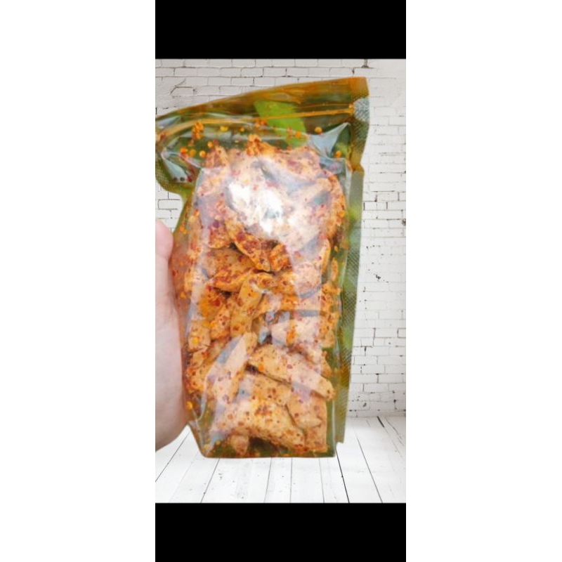 

basreng daun jeruk pedas kemasan 150 gram