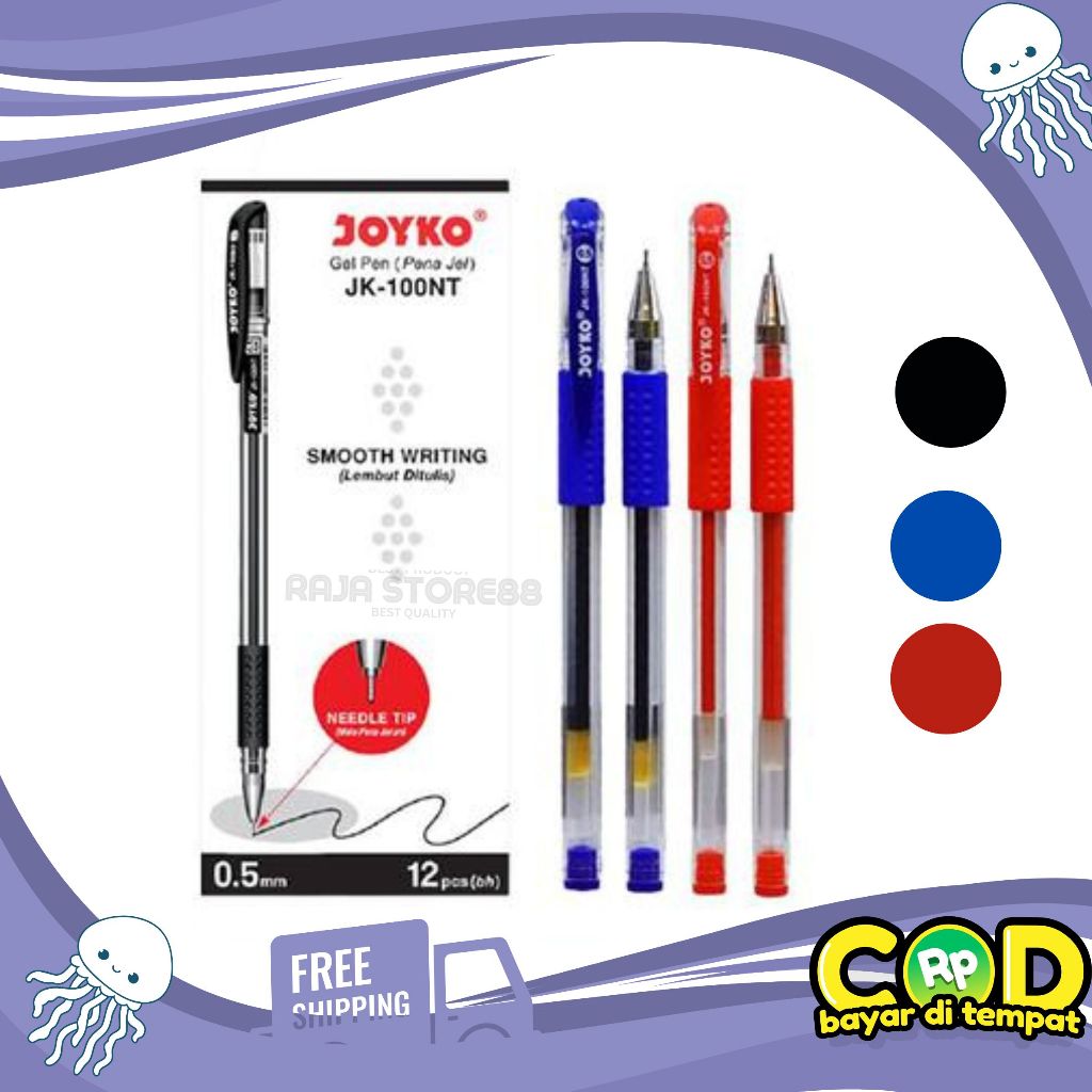 

Gel Pen Joyko JK-100NT 0.5 Mm (12 PCS)