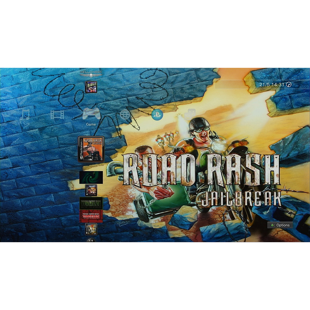 Kaset DVD Game PS1 to PS3 PKG CFW OFW HEN Road Rash Jailbreak
