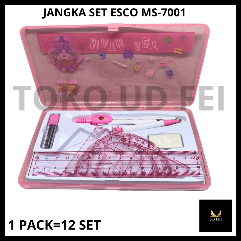 

(1 PACK=12 PCS) JANGKA SET/ JANGKA ESCO/ JANGKA ESCO SET MS-7001/ JANGKA SET MURAH